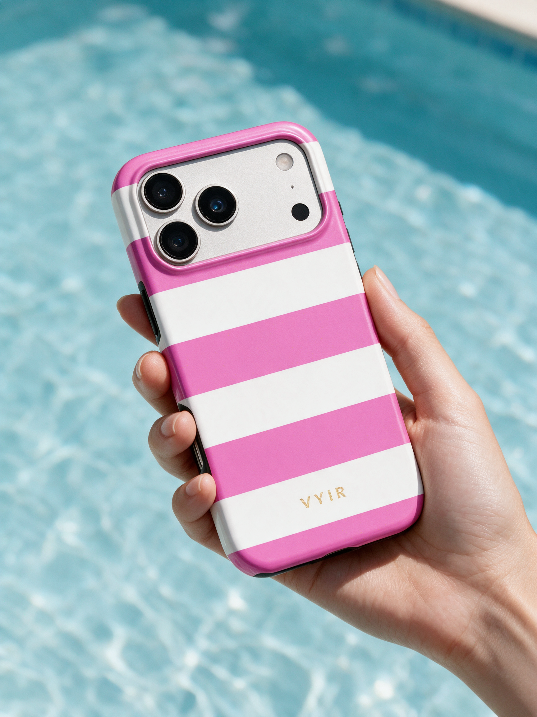 Pink Stripe Phone Case