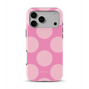 Big Polka Dots, Bubblegum - Shockproof iPhone Case