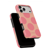 Big Polka Dots, Melon - Shockproof MagSafe iPhone Case