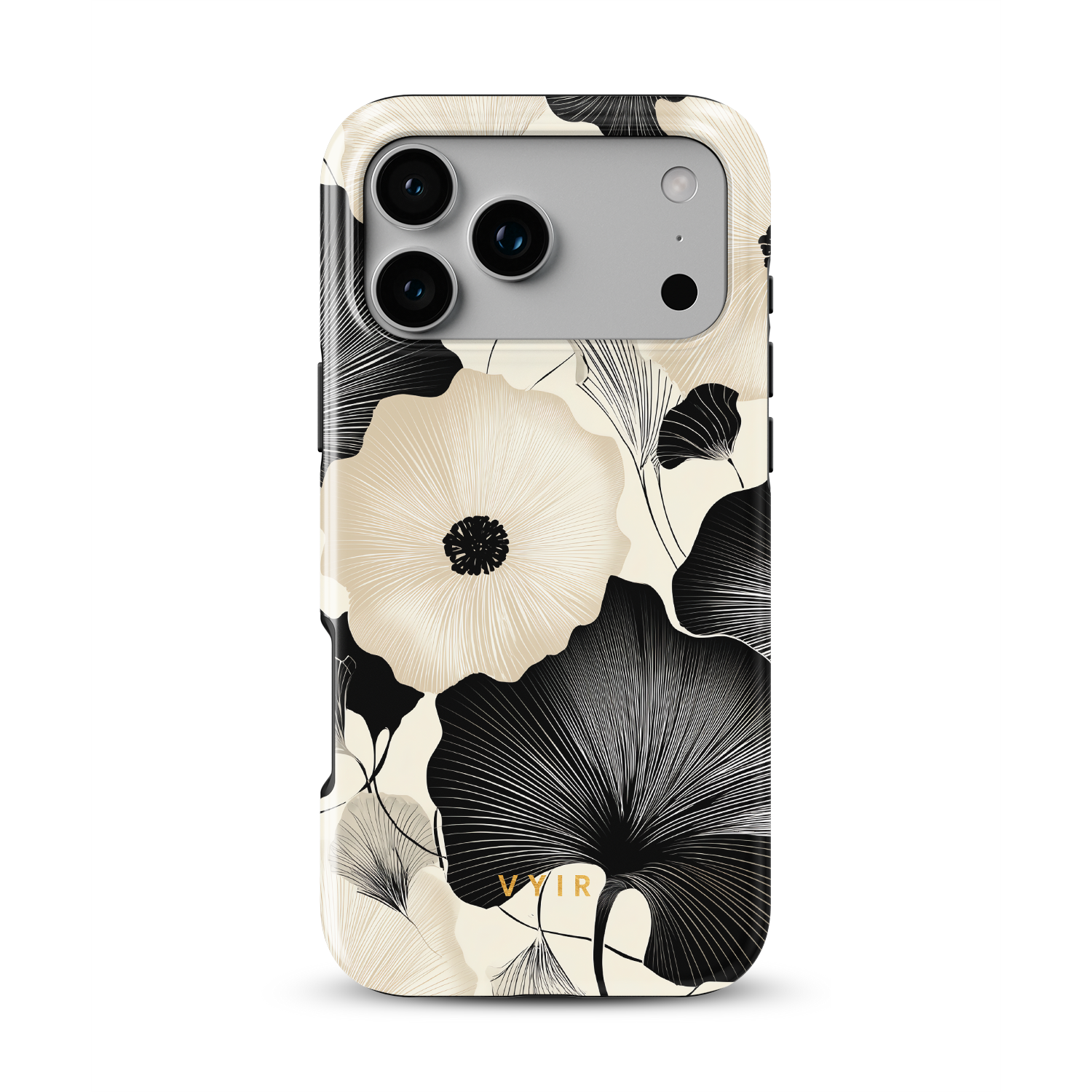 Noir Elegance - Shockproof Phone Case
