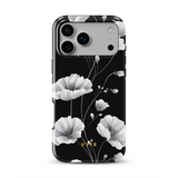 Elegant Inked Blossoms - Tough MagSafe iPhone Case