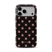 Classic Polka Dots, Nightfall - Shockproof Phone Case