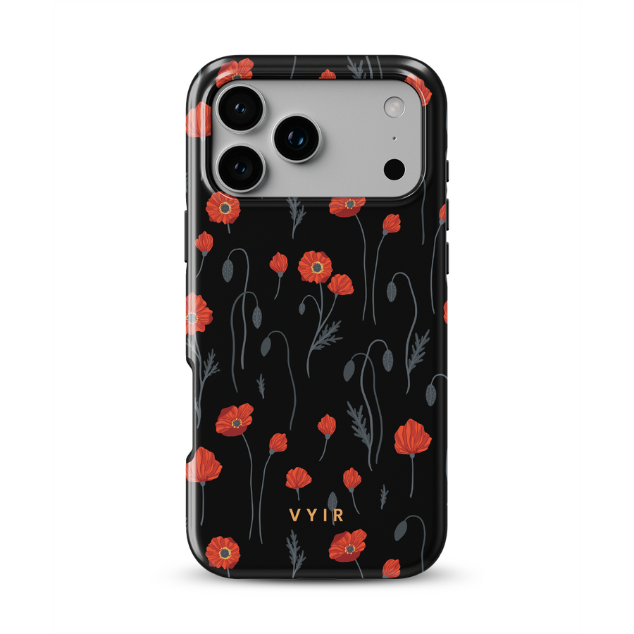 Red Poppies - Shockproof MagSafe iPhone Case