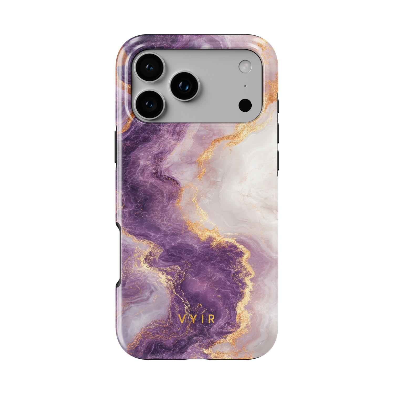 Golden Luxe Purple - Shockproof MagSafe iPhone Case