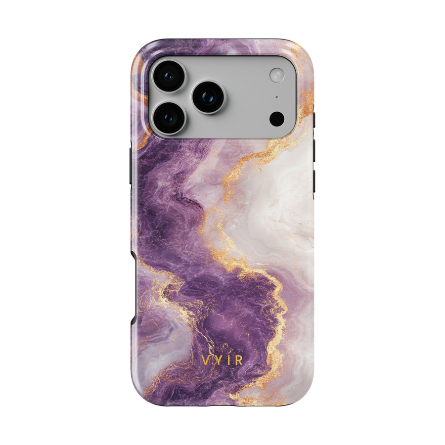 Golden Luxe Purple - Shockproof MagSafe iPhone Case