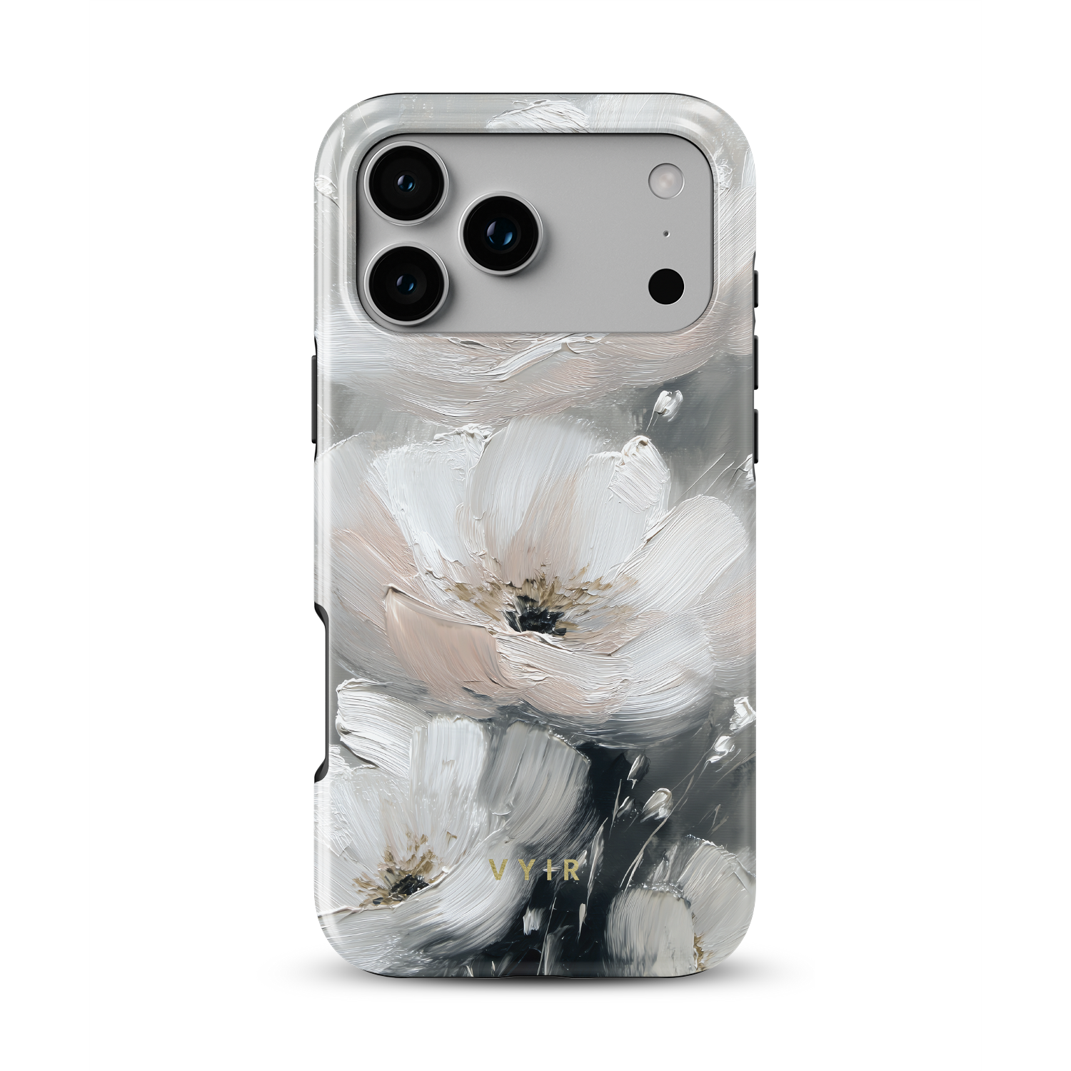 Misty Floral Painting - Shockproof Phone Case