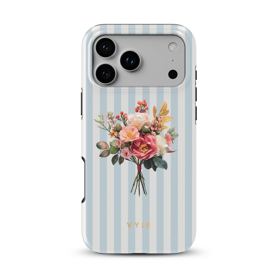 Have Flowers, Light Blue - Shockproof MagSafe iPhone Case