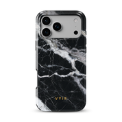 Italian Marble Black - Shockproof MagSafe iPhone Case