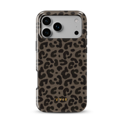 Leopard Elegance Coffee - Shockproof Phone Case