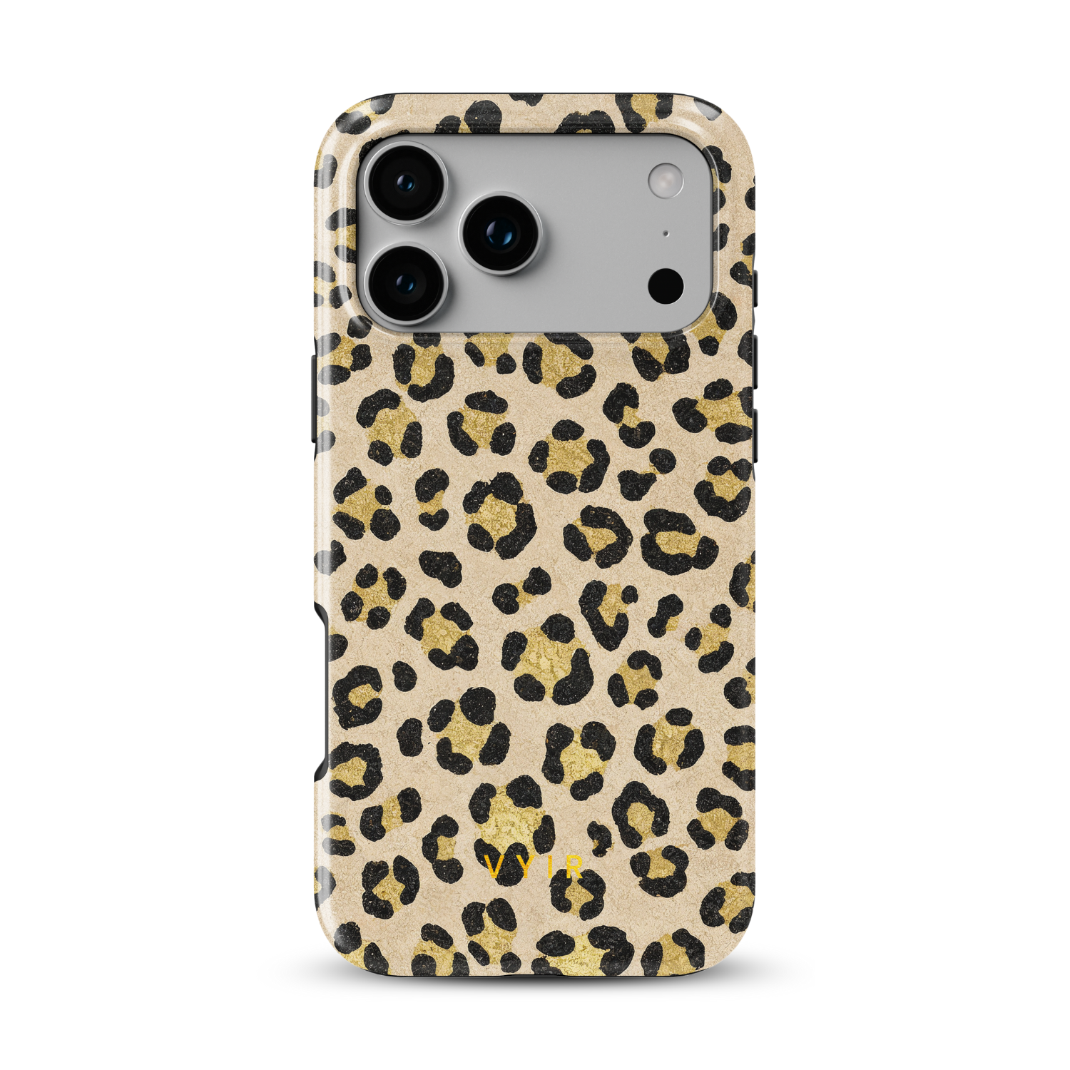 Luxe Leopard Beige - Shockproof Phone Case