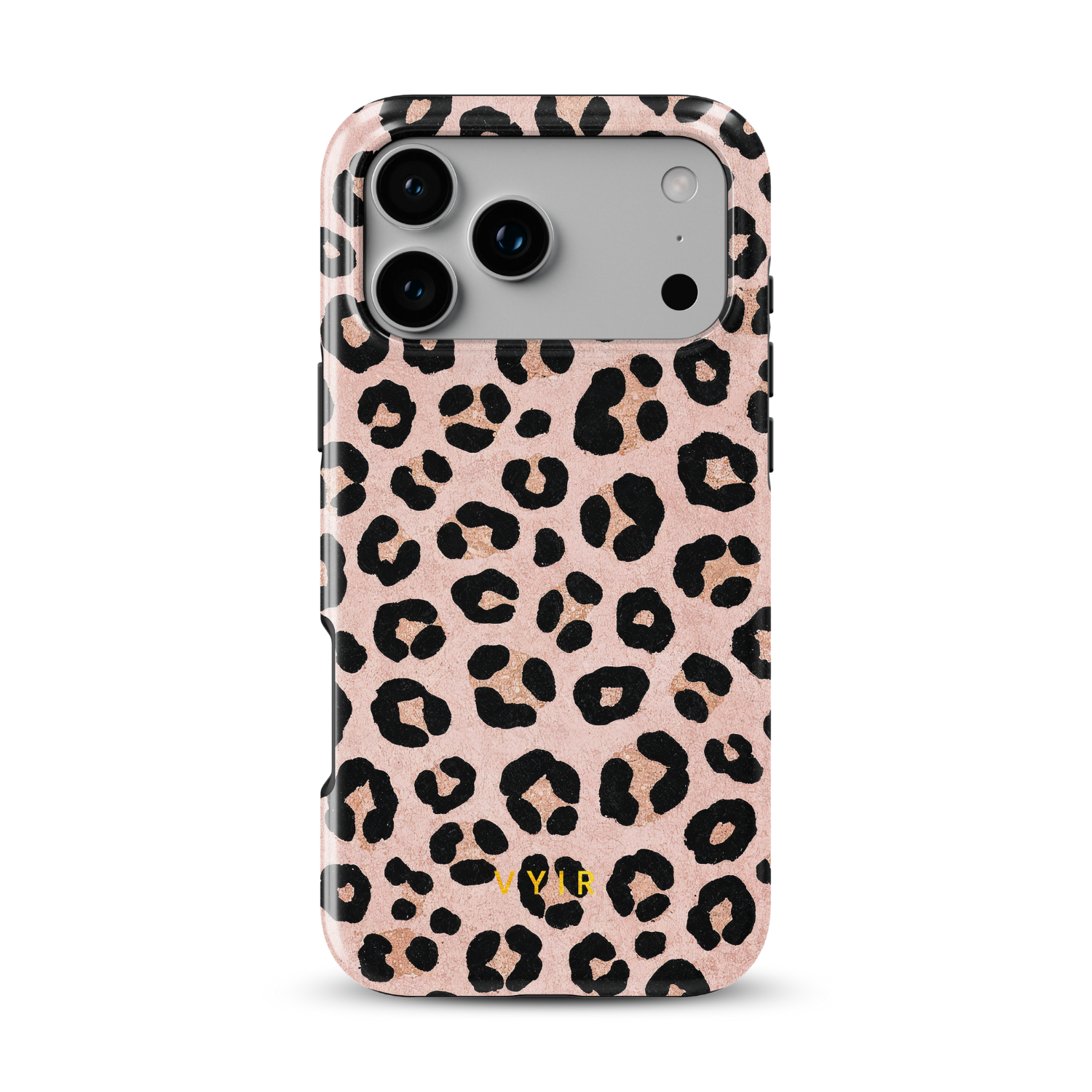 Luxe Leopard Rose Gold - Shockproof MagSafe iPhone Case