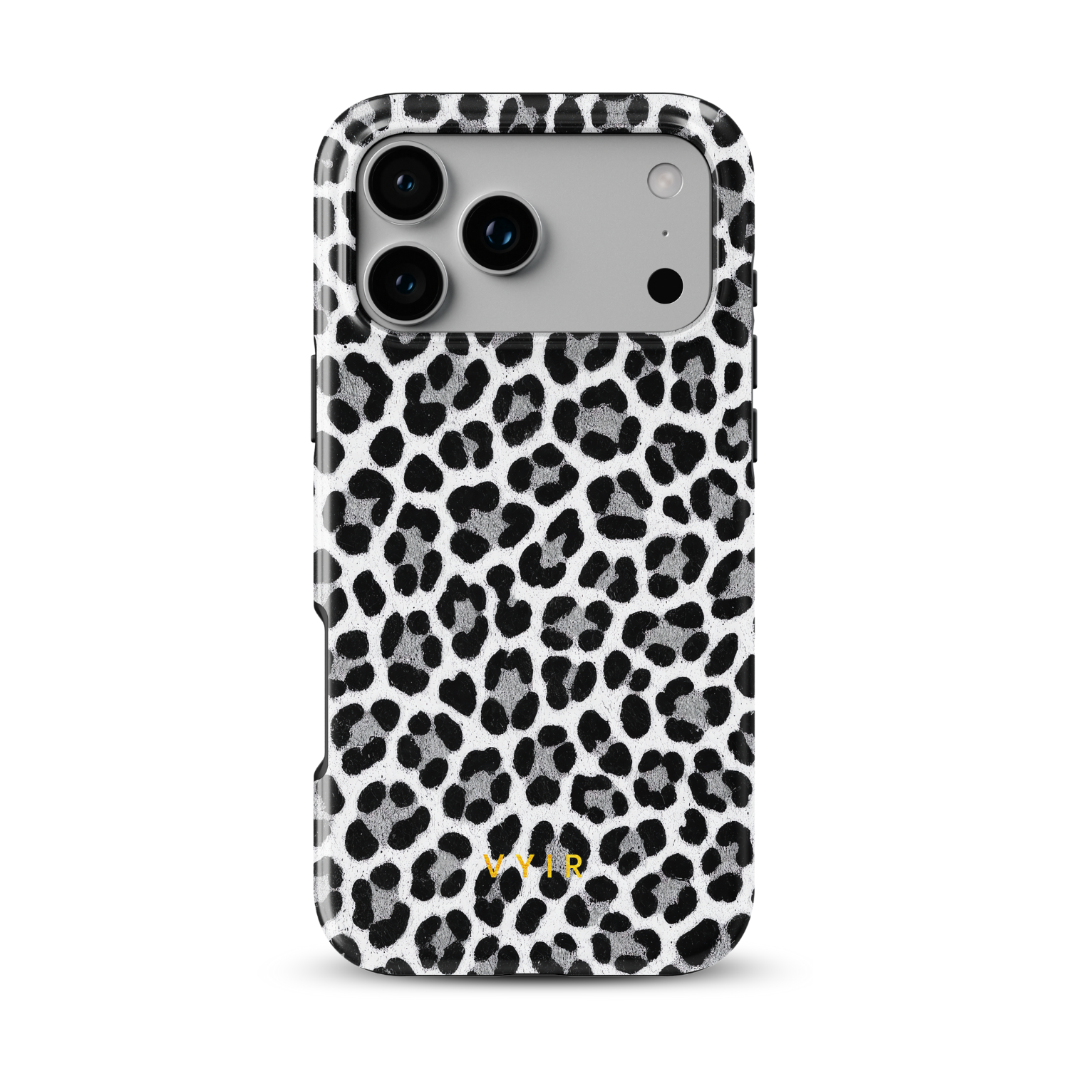 Luxe Leopard White - Shockproof MagSafe iPhone Case