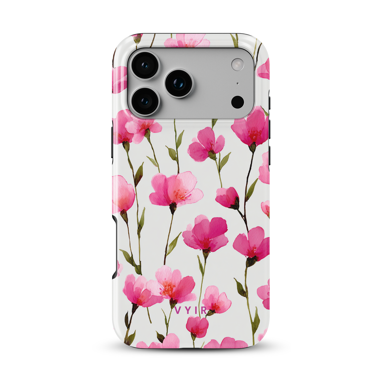 1VYIRPinkRoseMeadowFlowers-ShockproofToughMagSafeiPhoneCase.png