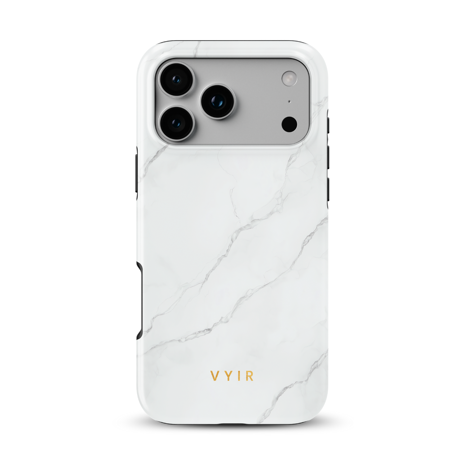 Pure Marble White - Shockproof Phone Case
