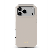 VYIR Signature Solid Colors, Beige - Shockproof MagSafe iPhone Case