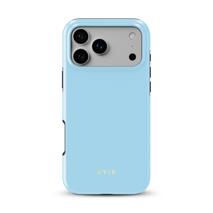 VYIR Signature Solid Colors, Light Blue - Shockproof MagSafe iPhone Case