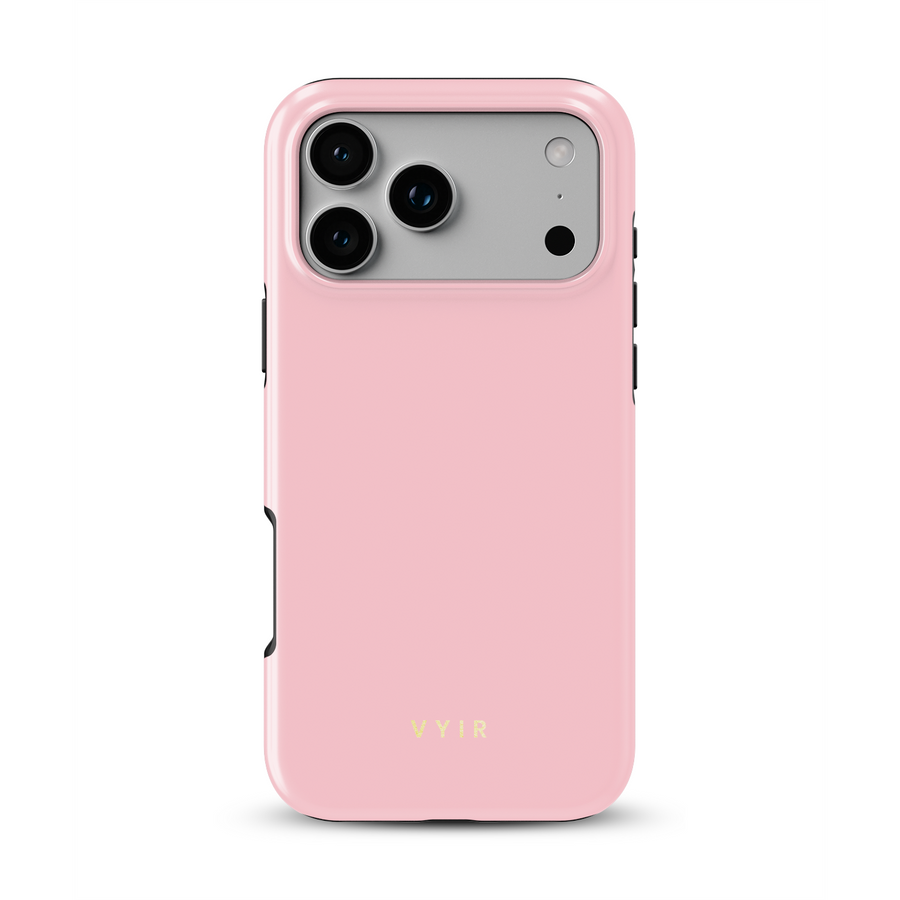 VYIR Signature Solid Colors, Light Pink - Shockproof MagSafe iPhone Case