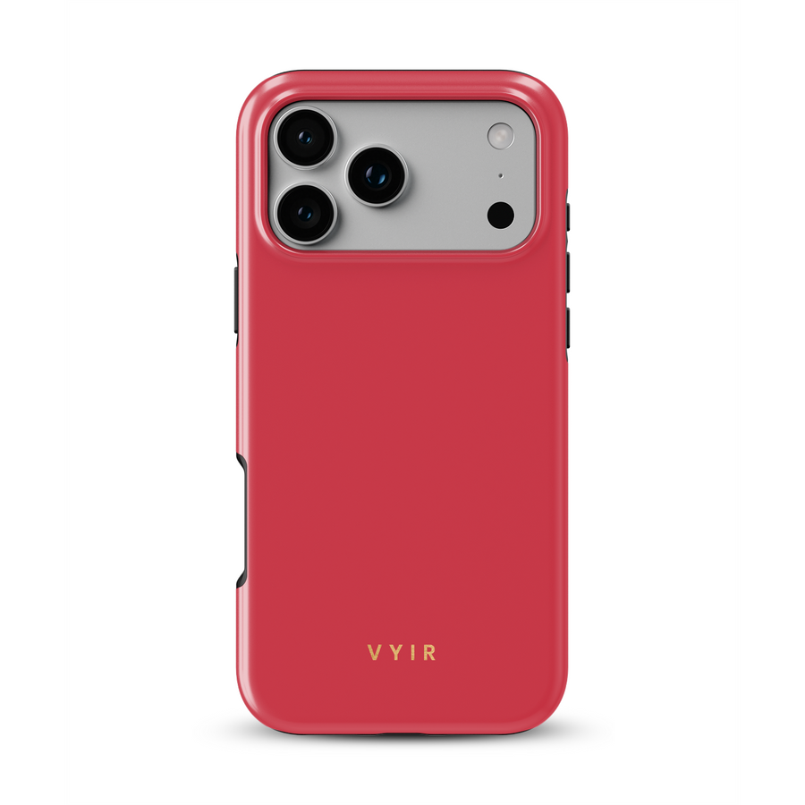 VYIR Signature Solid Colors, Red - Shockproof Phone Case
