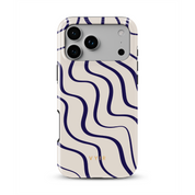 Swirl Lines, Old Money - Shockproof MagSafe iPhone Case