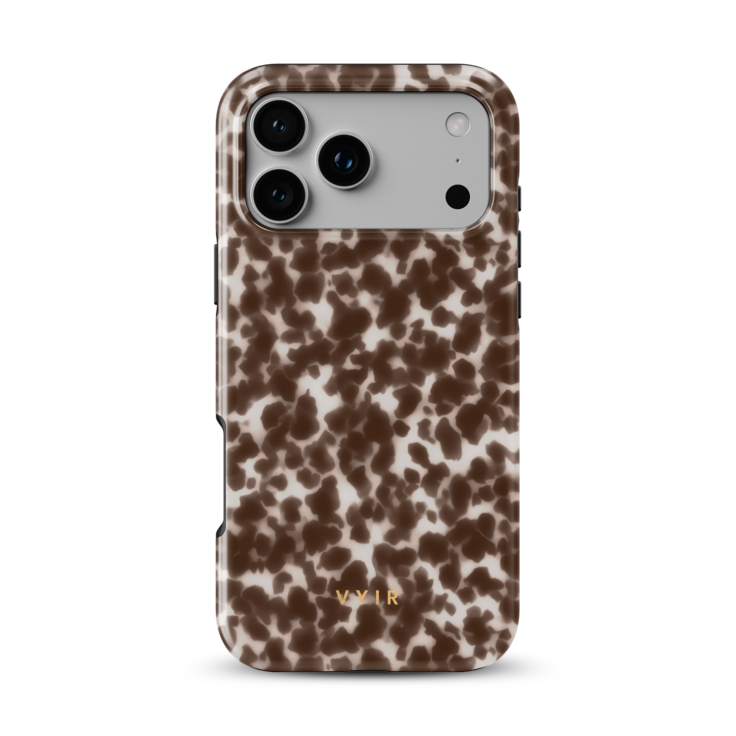 Tortoiseshell, Mocha - Shockproof MagSafe iPhone Case