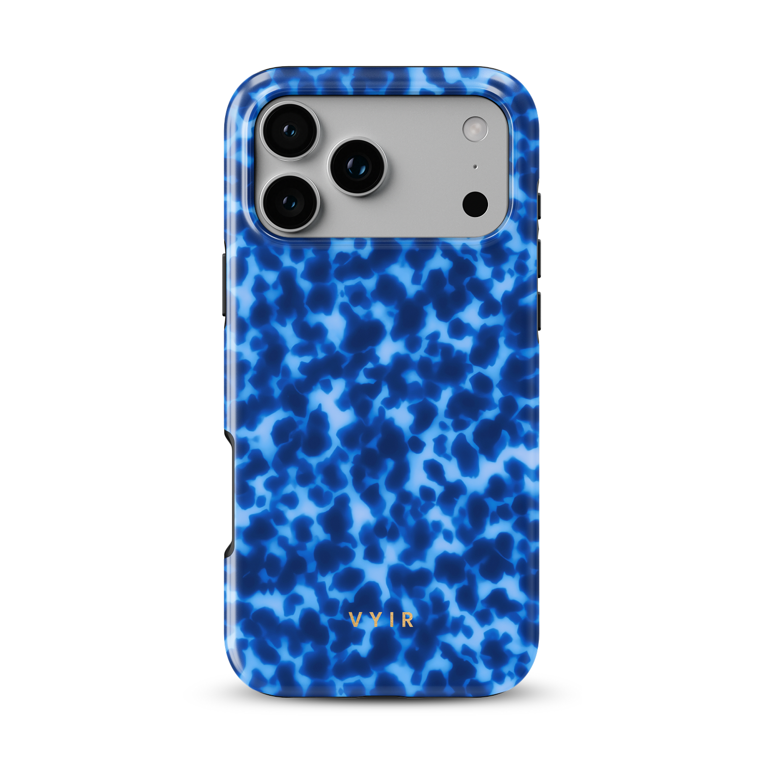 Tortoiseshell, Ocean Blue - Shockproof MagSafe iPhone Case