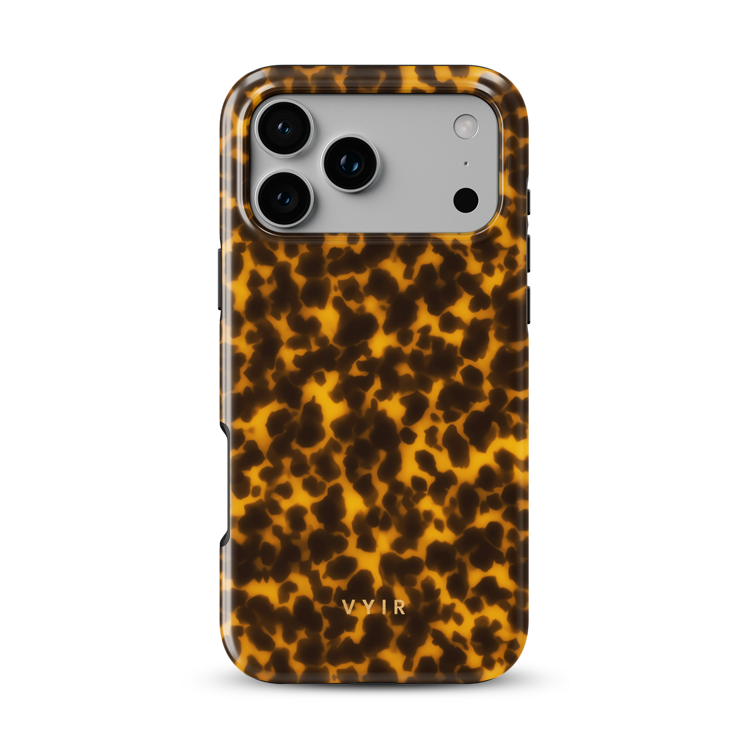 Tortoiseshell, Sunlight Yellow - Shockproof Phone Case
