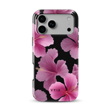 Violet Night Hibiscus - Tough MagSafe iPhone Case