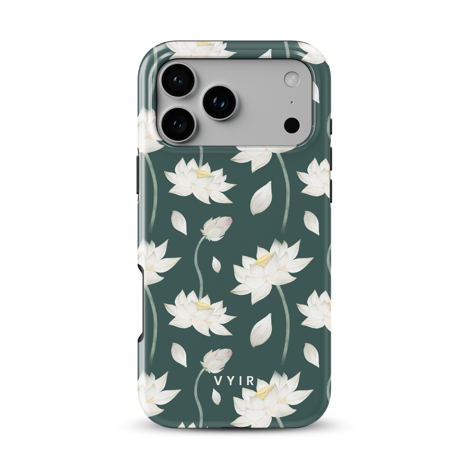 White Lotus Drift - Shockproof MagSafe iPhone Case