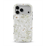 White Blossom Drift - Tough Phone Case