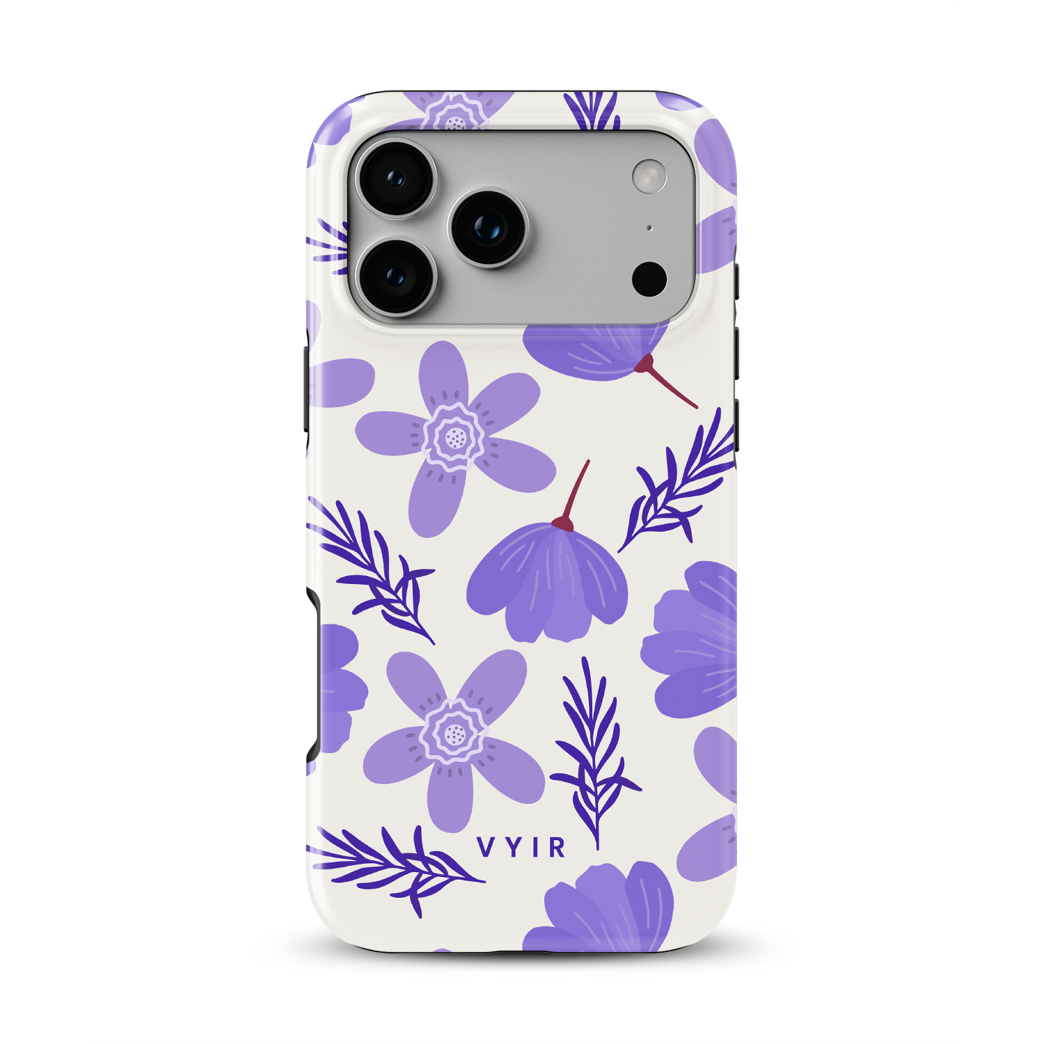 Violet Sketch - Shockproof Phone Case