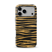 Zebra Gleam Gold - Shockproof Phone Case