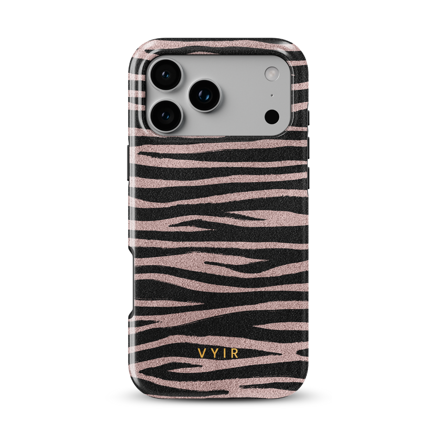 1VYIRZebraGleamRoseGoldandBlack-ShockproofToughMagSafeiPhoneCase.png