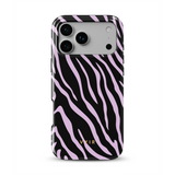 Zebra Luxe, Light Purple - Tough MagSafe iPhone Case