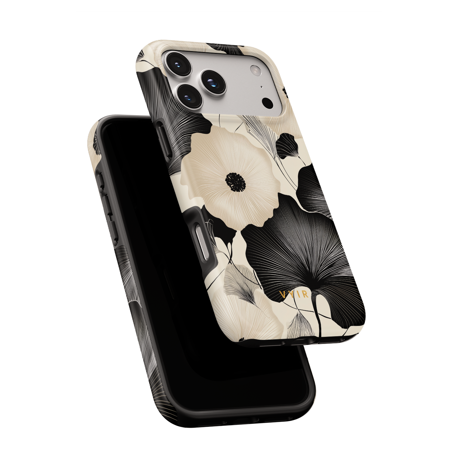 Noir Elegance - Shockproof MagSafe iPhone Case