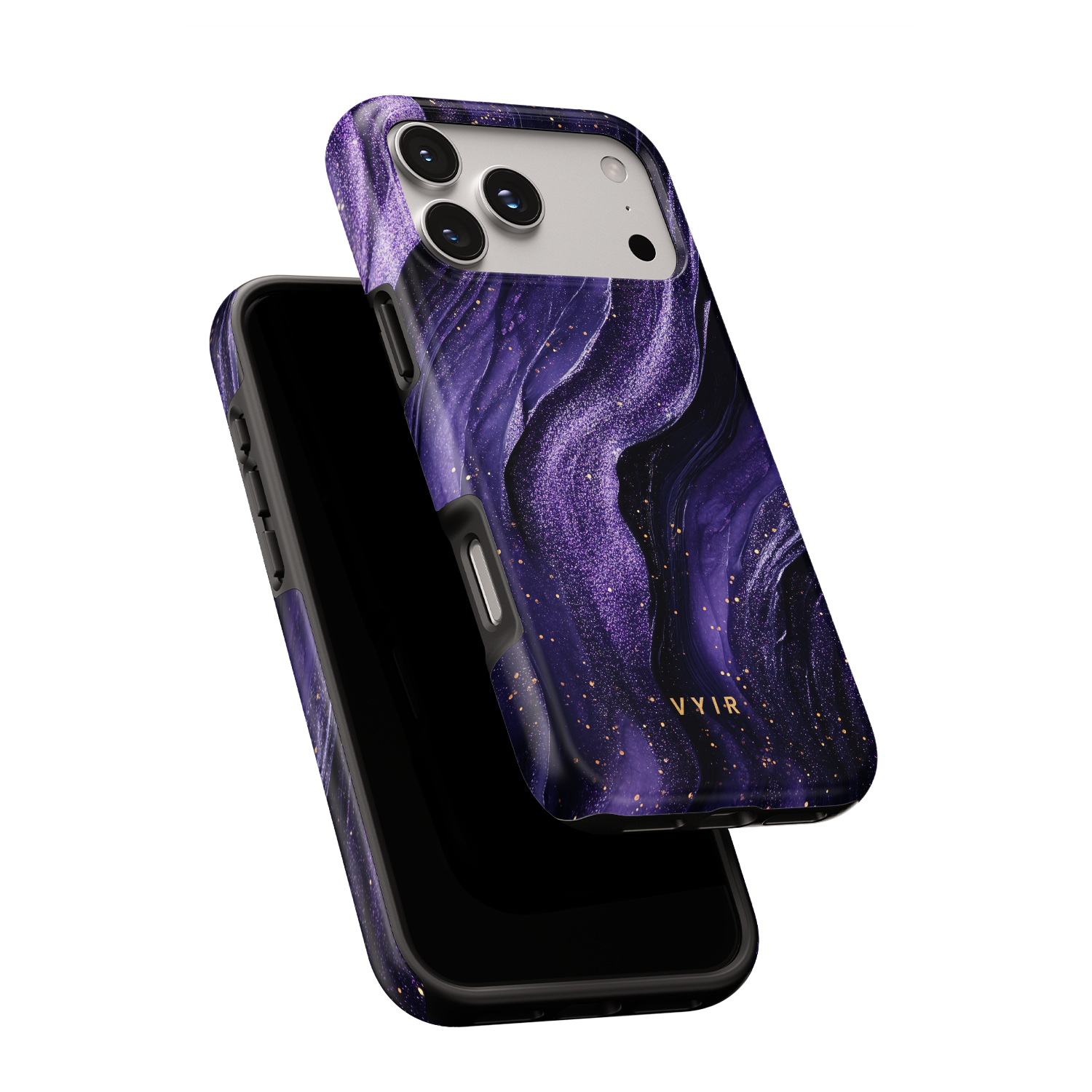 2VYIRCosmicGalaxyDarkPurpleandBlack-ShockproofToughMagSafeiPhoneCase.png