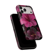 Midnight Hibiscus - Shockproof MagSafe iPhone Case