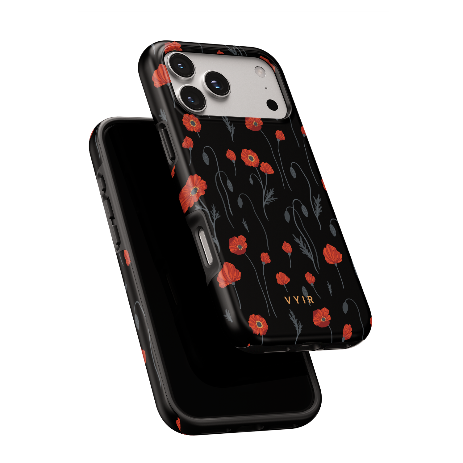 Red Poppies - Shockproof Phone Case