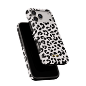 Leopard Elegance White - Shockproof MagSafe iPhone Case
