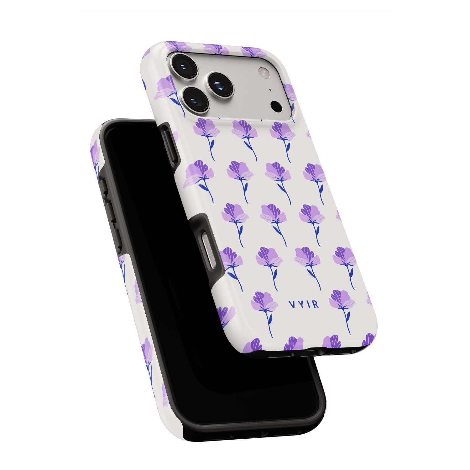 Petal Breeze Lilac - Shockproof MagSafe iPhone Case