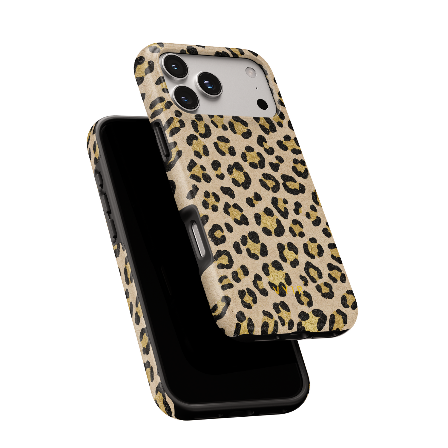 Luxe Leopard Beige - Shockproof Phone Case