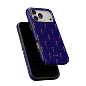Navy Tulip - Shockproof Phone Case