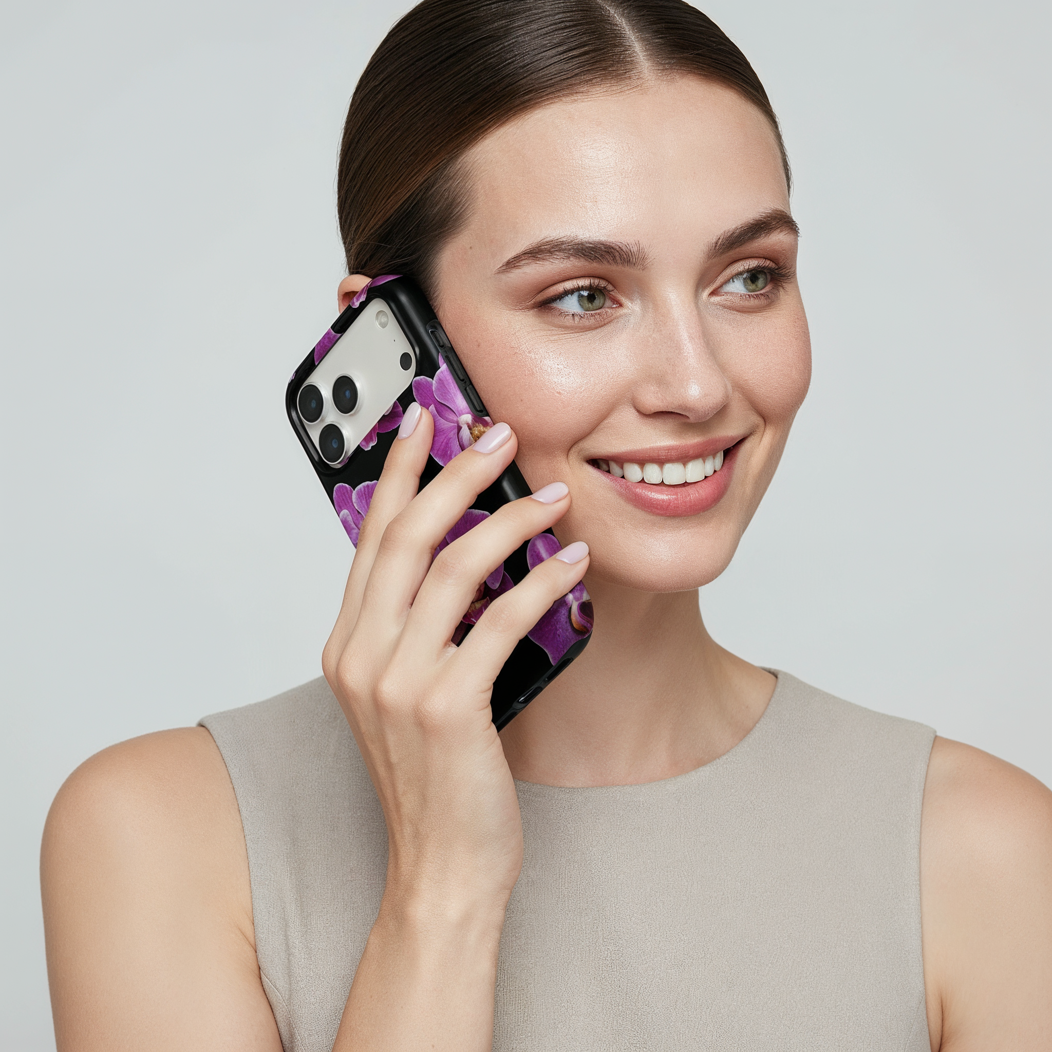 Orchid Noir - Shockproof MagSafe iPhone Case