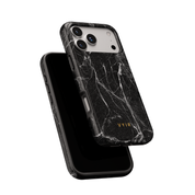 Pure Marble Black - Shockproof MagSafe iPhone Case