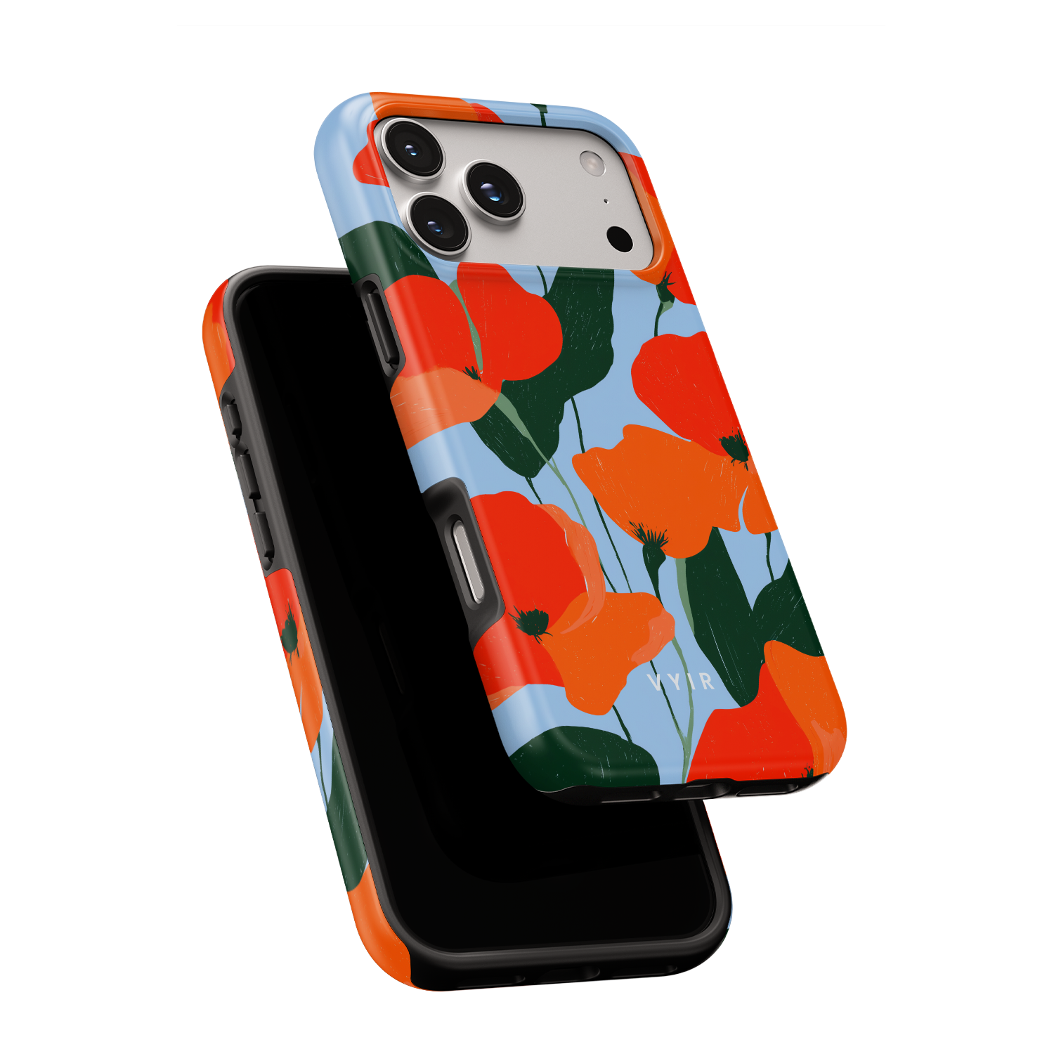 2VYIRRedandBluePoppyFlowers-ShockproofToughMagSafeiPhoneCase.png