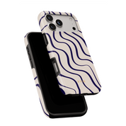 Swirl Lines, Old Money - Shockproof MagSafe iPhone Case