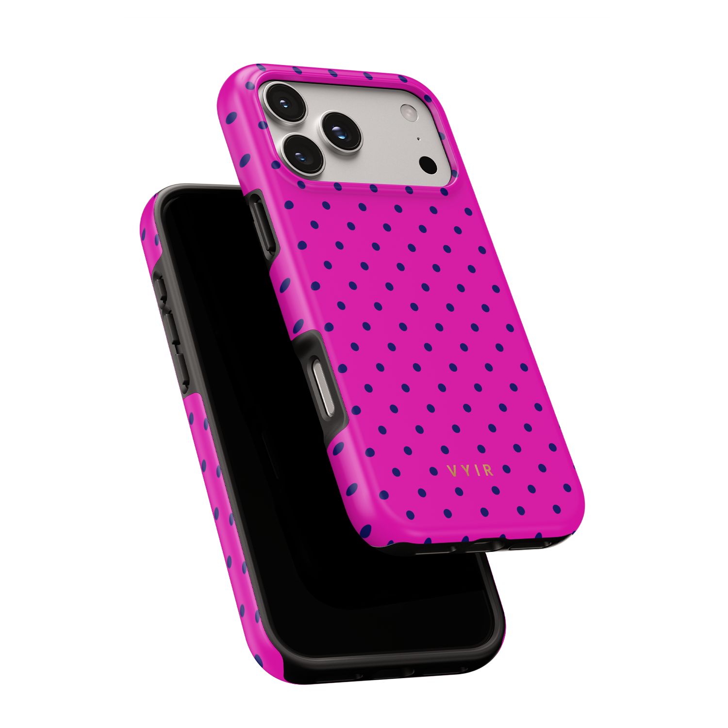 2VYIRTinyPolkaDotsDeepPinkandBlue-ShockproofToughMagSafeiPhoneCase.png