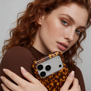 Tortoiseshell, Amber - Shockproof MagSafe iPhone Case