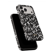 Tortoiseshell, Black and White - Shockproof Phone Case