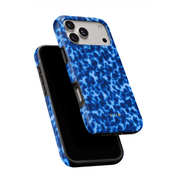 Tortoiseshell, Ocean Blue - Shockproof MagSafe iPhone Case