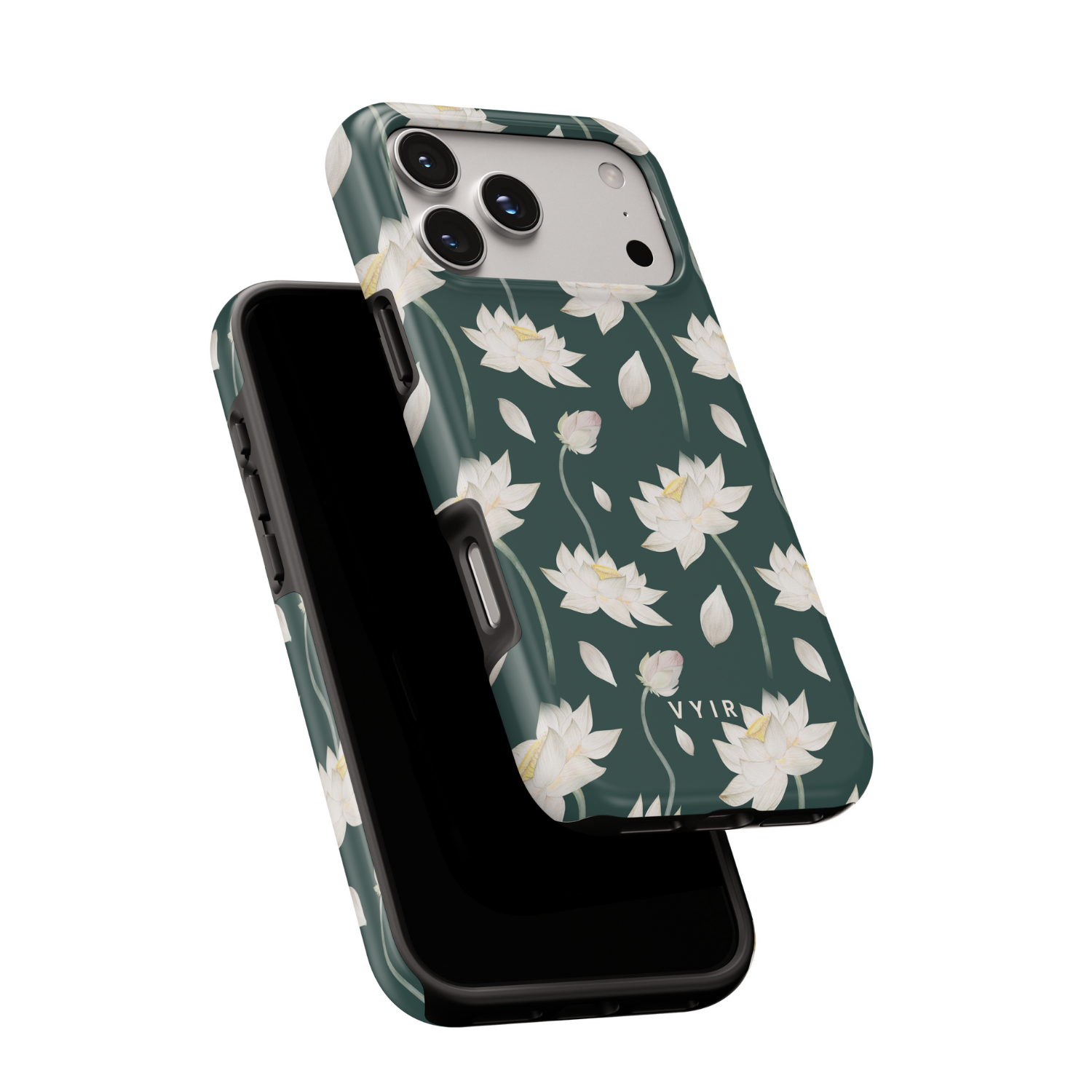 White Lotus Drift - Shockproof Phone Case